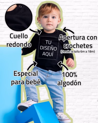 Camiseta Manga Larga Bebé