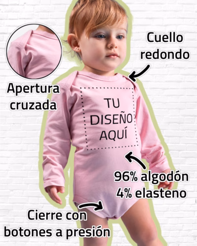 Body Manga Larga Bebé