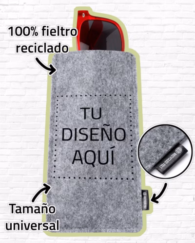 Funda Para Gafas Fieltro Reciclado