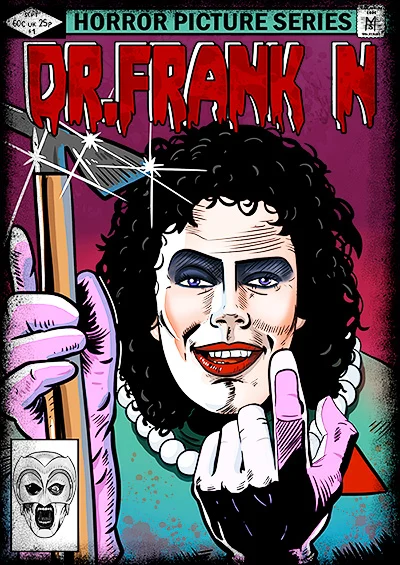 Diseño del musical horror picture show con más brillo