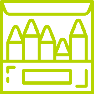 Logo verde tipo de colores