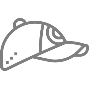 Icono gris de una Gorra