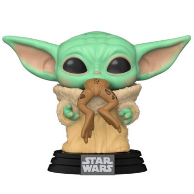 Alternative view of Funko Pop Star Wars Mandalorian The Child With Frog 379