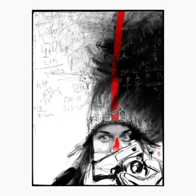 Chica Con Cámara De Fotos