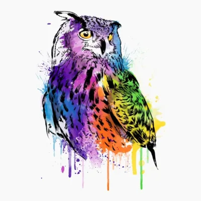 Owl Watercolor