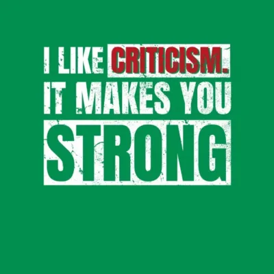 I Like Criticism