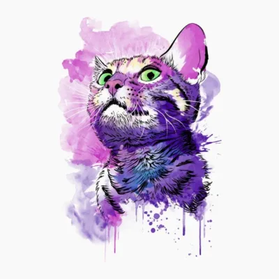 Cat Watercolor