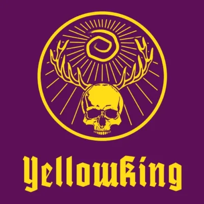Yellow Skull With Letters