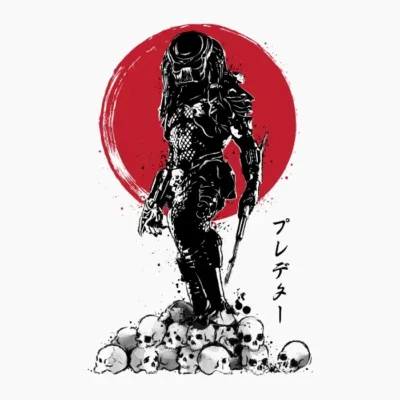 Depredador Encima De Calaveras