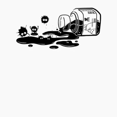 Susuwatari Bote De Pintura