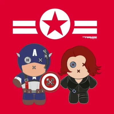 Viuda Negra y Capitán América