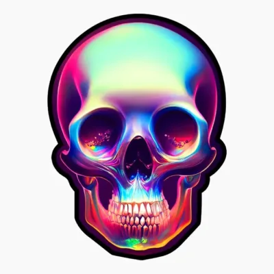 Neon Skull