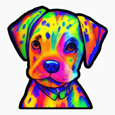 Neon Dalmatian