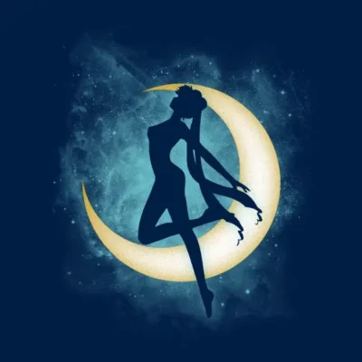 Silhouette Under The Moon_