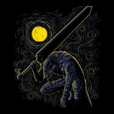 Post-Impressionist Swordsman