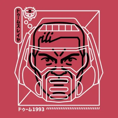 Cyber Helmet Doomslayer - 01