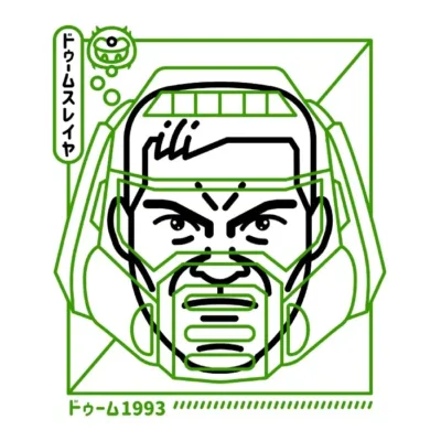 Cyber Helmet Doomslayer - 02