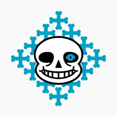 Esqueleto Sonriente Blue