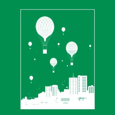 Balloons and the city