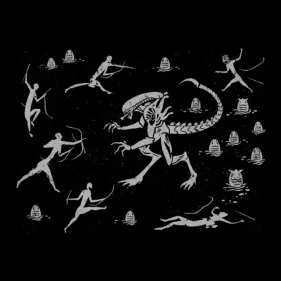 Alien Pintura Rupestre