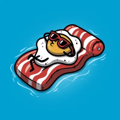 Summer Vibes Fried Egg