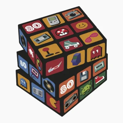 Cubo Rubik Retro
