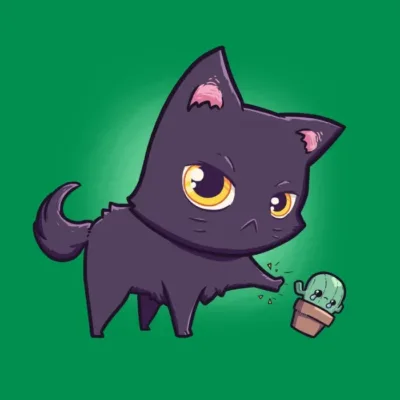 Cat Hates Cactus