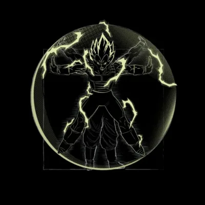 Vitruvian Saiyan Vegeta