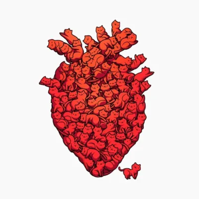 I Love Cat Heart