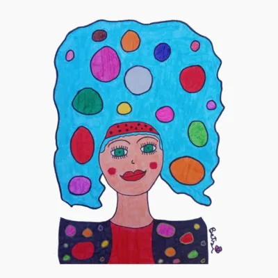 Betsi Pelo Círculos De Colores