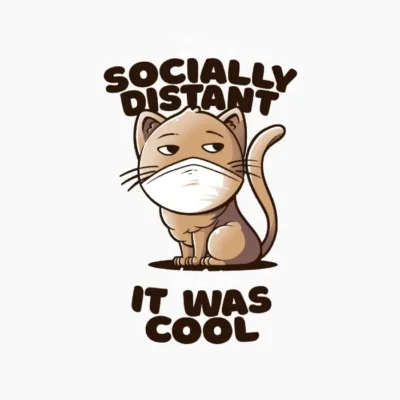 Socially Distant Cat