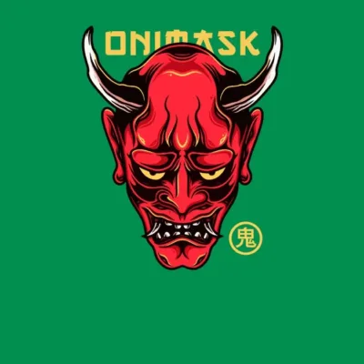 Japanese Oni Mask
