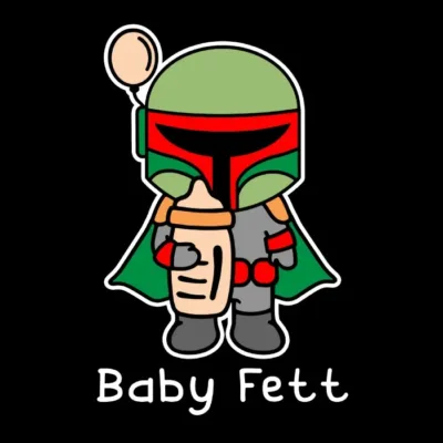 Baby Fett. Color.