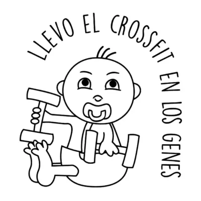 Llevo el crossfit en los genes. Niño.
