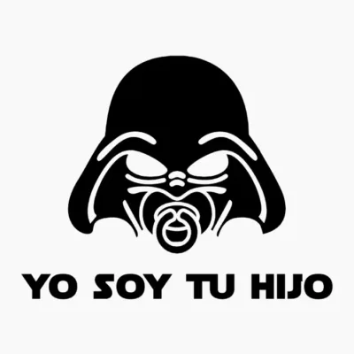 Yo soy tu hijo. Fondo claro.