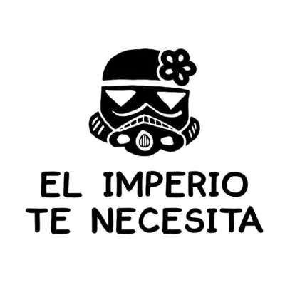 El imperio te necesita. Niña. Fondo claro.