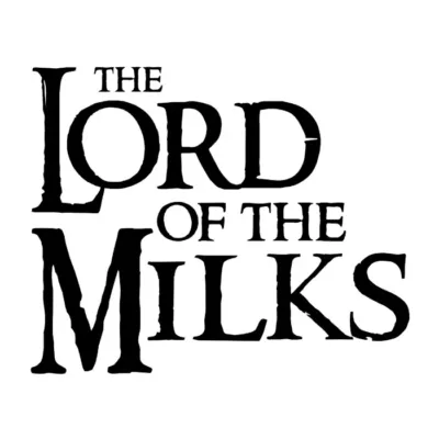 The lord of the milks. Fondo claro.