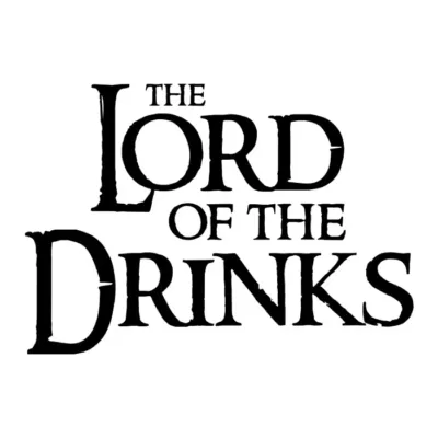 The lord of the drinks. Fondo claro.