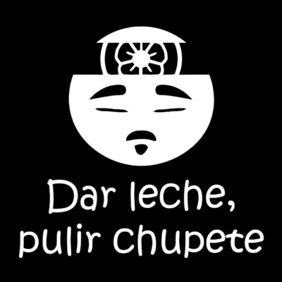 Dar leche, pulir chupete.