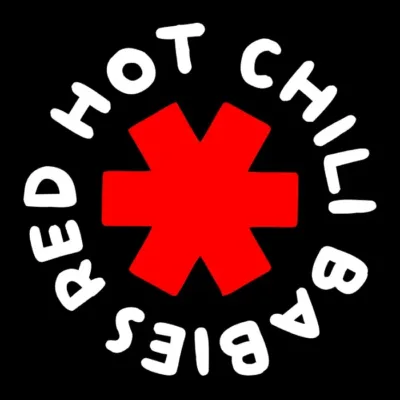 Red hot chili babies. Fondo oscuro.