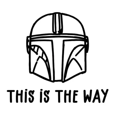 This is the way. Comic.