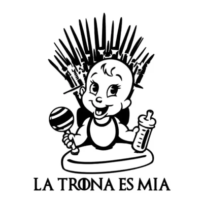 La trona es mía.