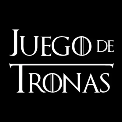 Juego de tronas. Fondo oscuro.