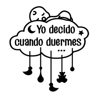 Yo decido cuando duermes.