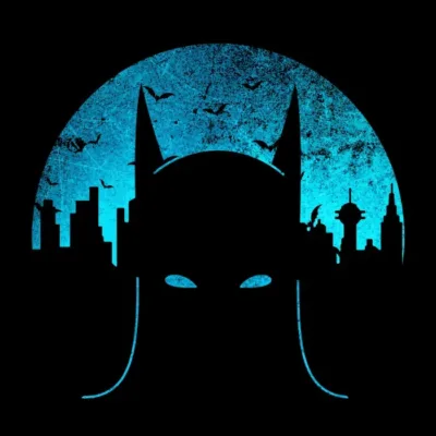 Batman in the night.