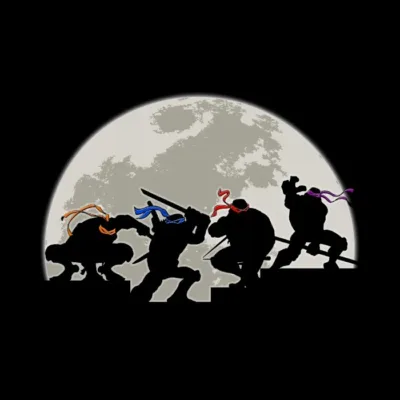 Tortugas Ninja. Noche.