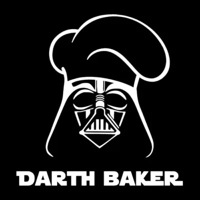 Darth Baker. Fondo oscuro.