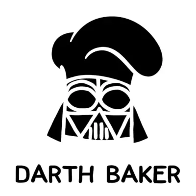 Darth baker v2. Fondo claro.