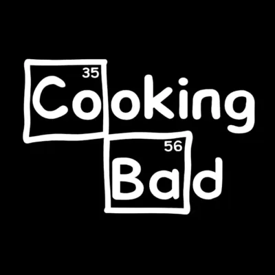 Cooking Bad. Fondo oscuro.