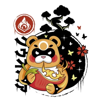 Pyro Bear God Landscape